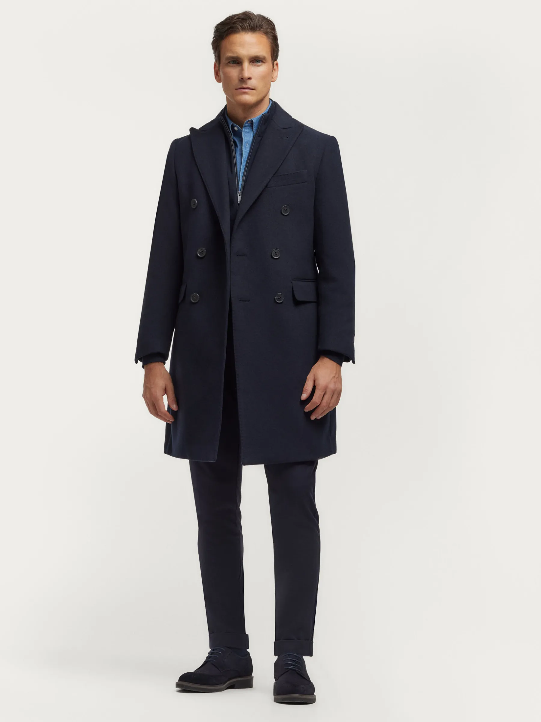 Abrigos<Alvaro Moreno ABRIGO HICKEY Azul Marino