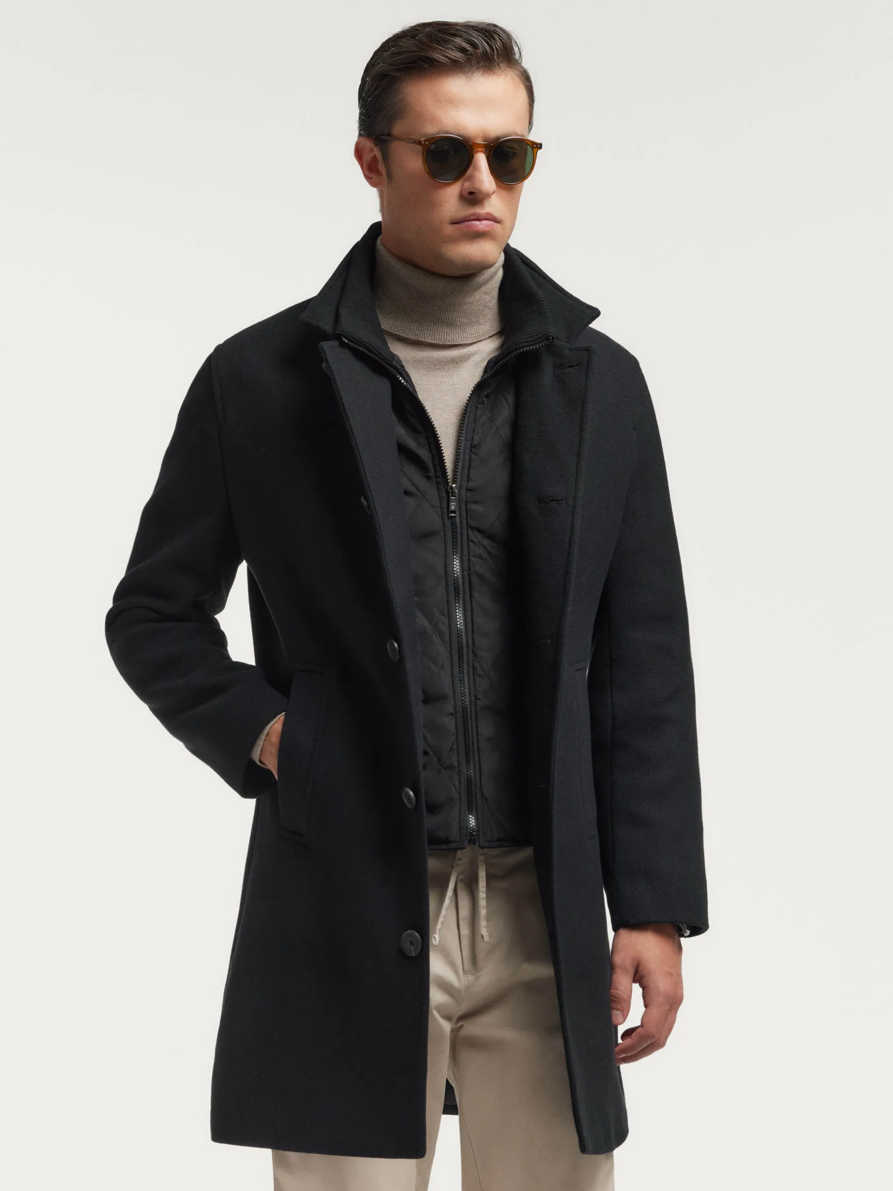 Abrigos<Alvaro Moreno ABRIGO STEVEN Negro