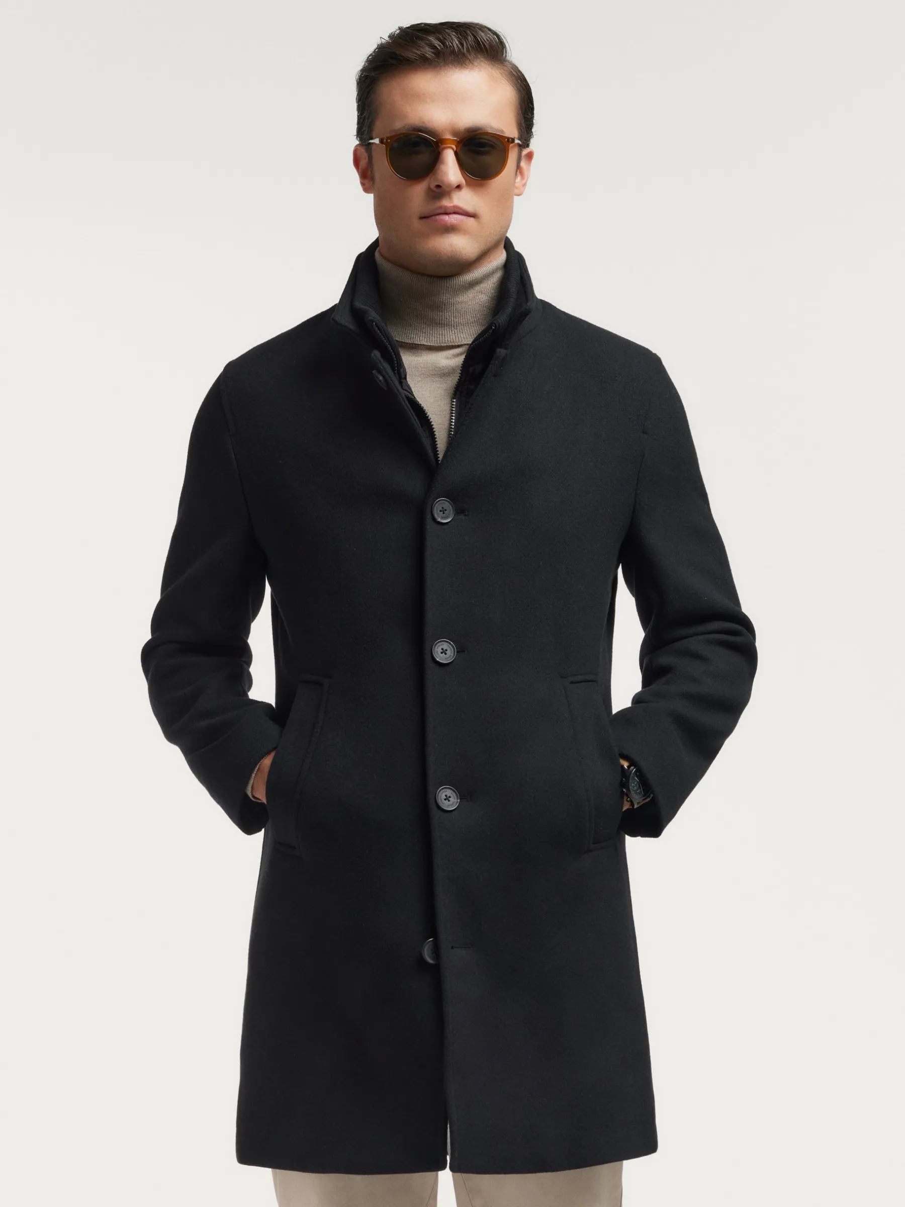 Abrigos<Alvaro Moreno ABRIGO STEVEN Negro