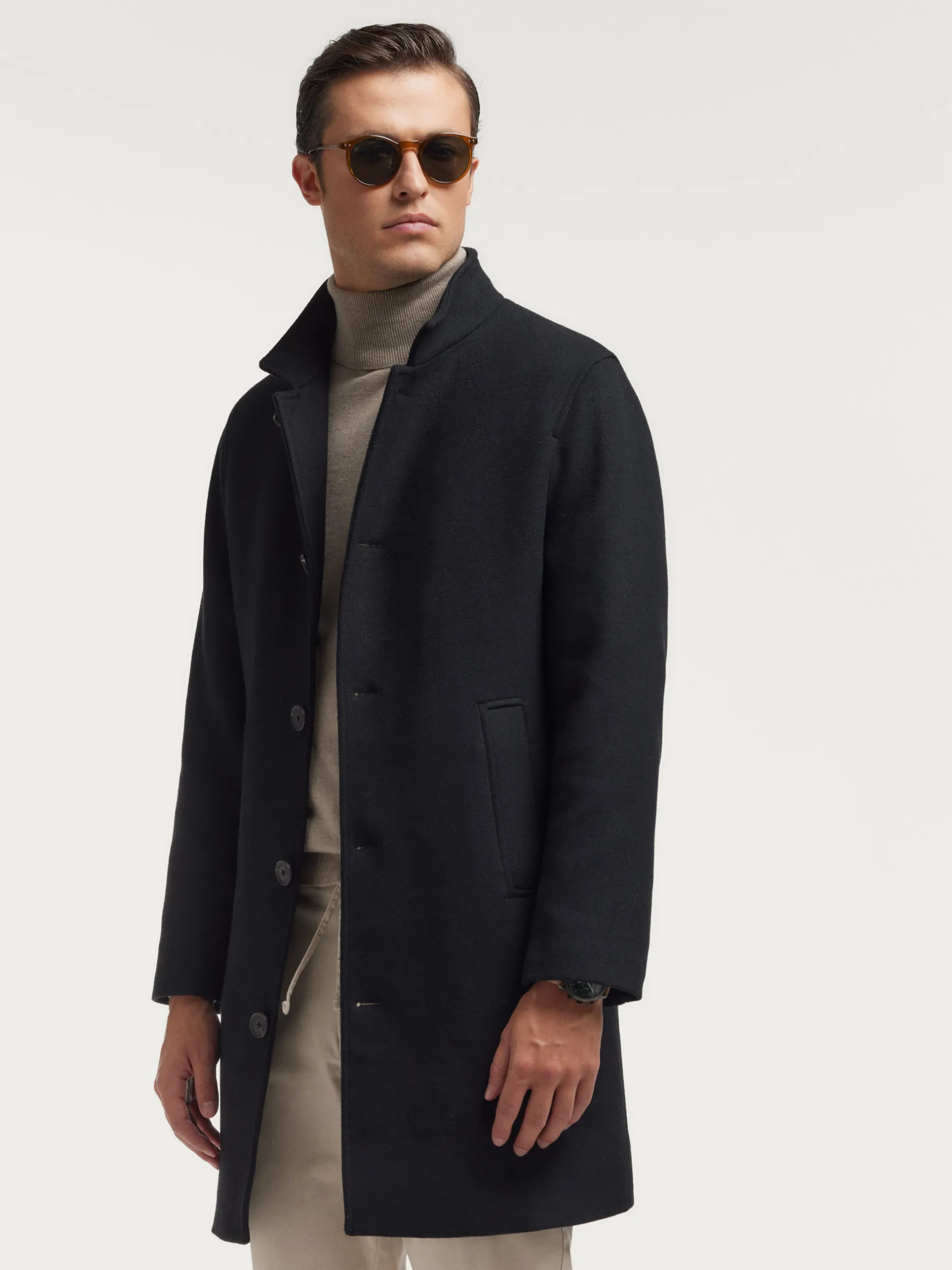 Abrigos<Alvaro Moreno ABRIGO STEVEN Negro