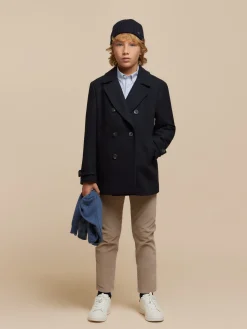 Cazadoras Y Chalecos<Alvaro Moreno ABRIGO THOMAS KIDS Azul Marino