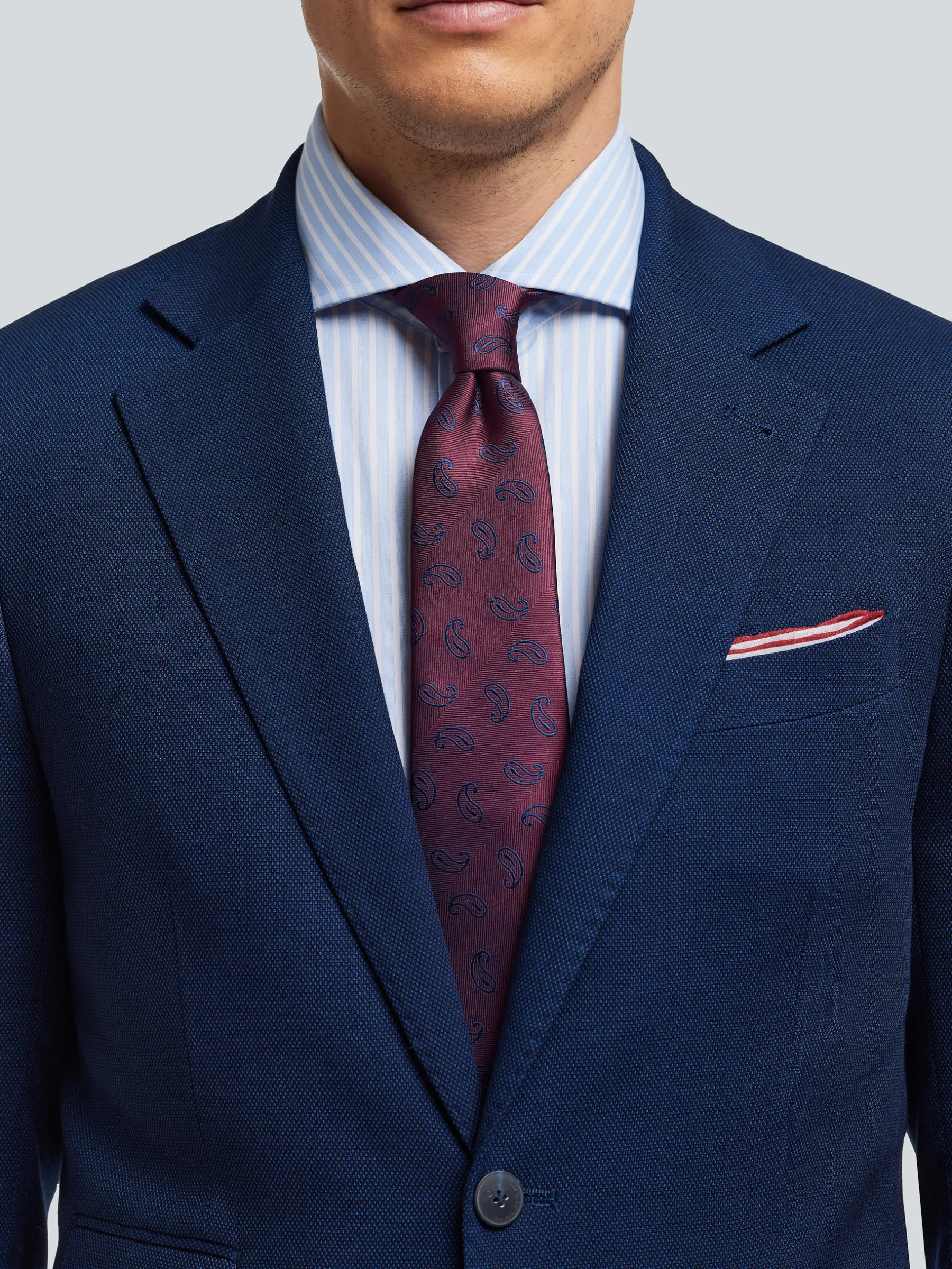 Trajes|Trajes<Alvaro Moreno AMERICANA BIRDEYE Azul Marino