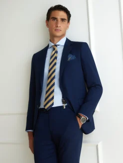 Trajes|Trajes<Alvaro Moreno AMERICANA BIRDEYE Azul Marino