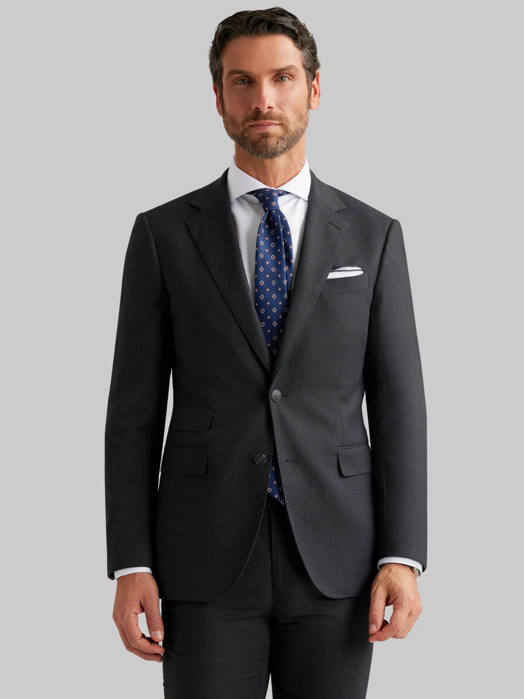 Trajes|Trajes<Alvaro Moreno AMERICANA BIRDEYE Gris