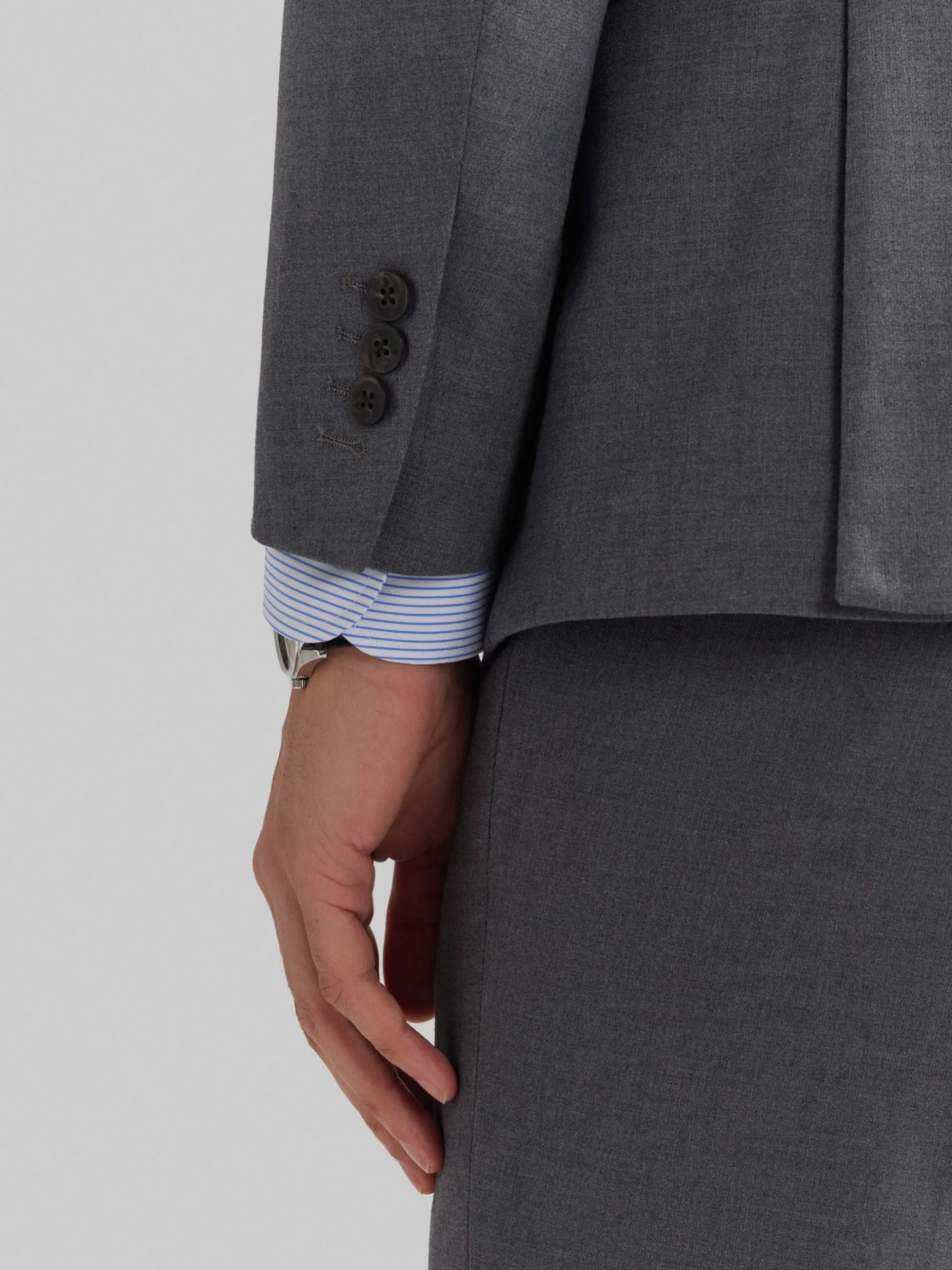 Trajes|Trajes<Alvaro Moreno AMERICANA DUOMO CRUZADO Gris