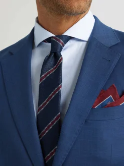 Trajes|Trajes<Alvaro Moreno AMERICANA FIL A FIL Azul