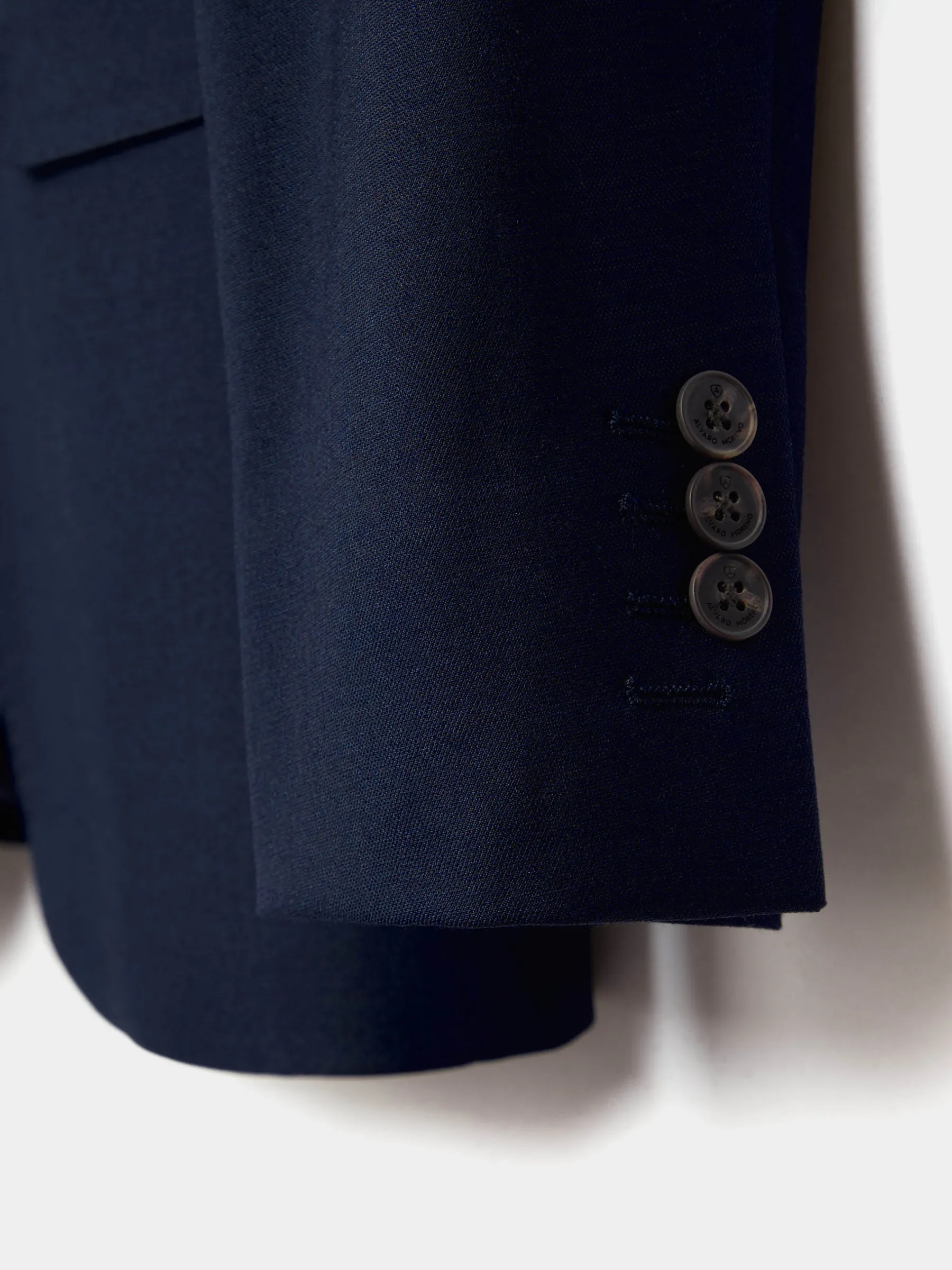 Trajes|Trajes<Alvaro Moreno AMERICANA FIL A FIL Azul Marino