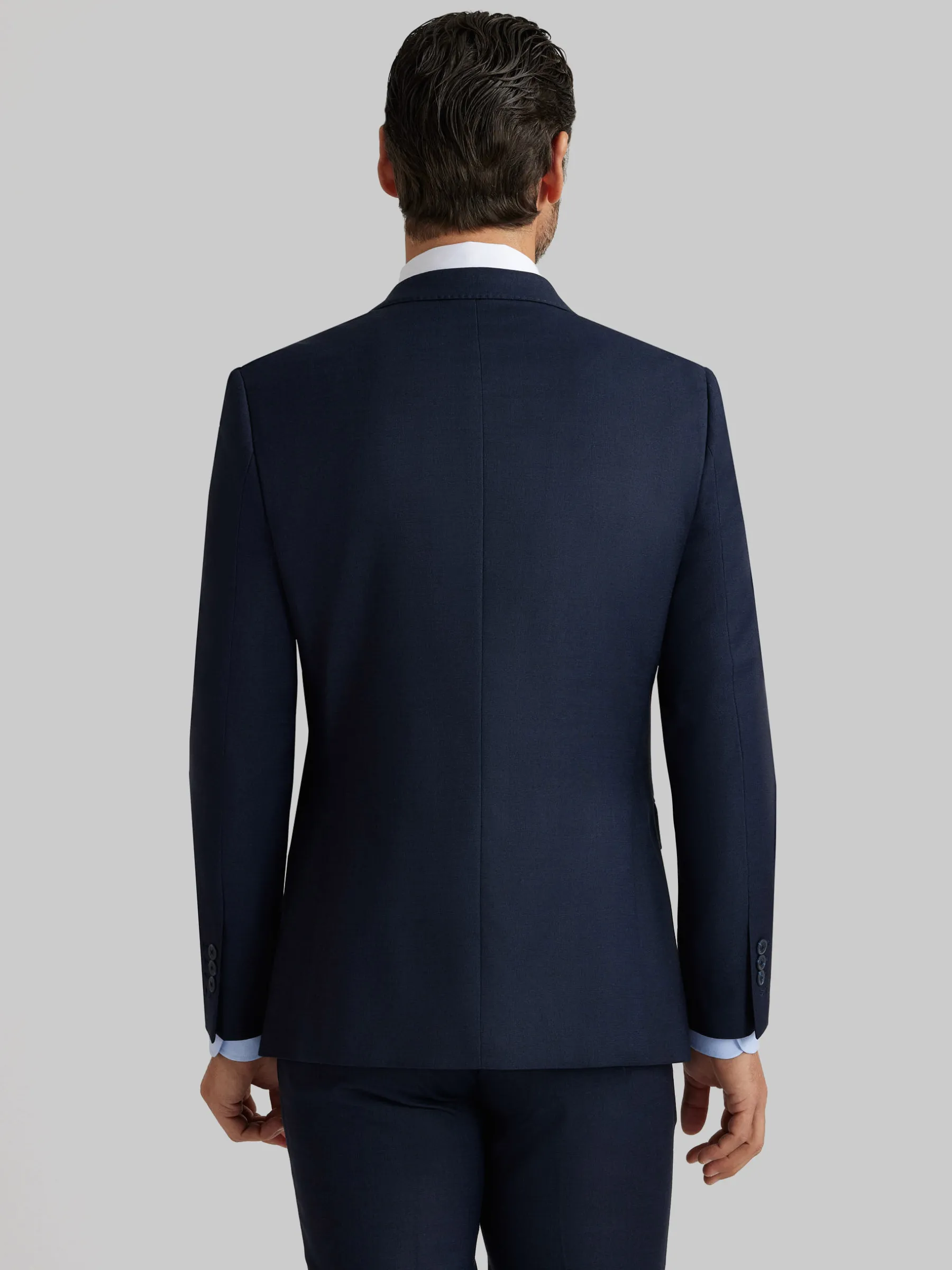 Trajes|Trajes<Alvaro Moreno AMERICANA FIL A FIL Azul Marino