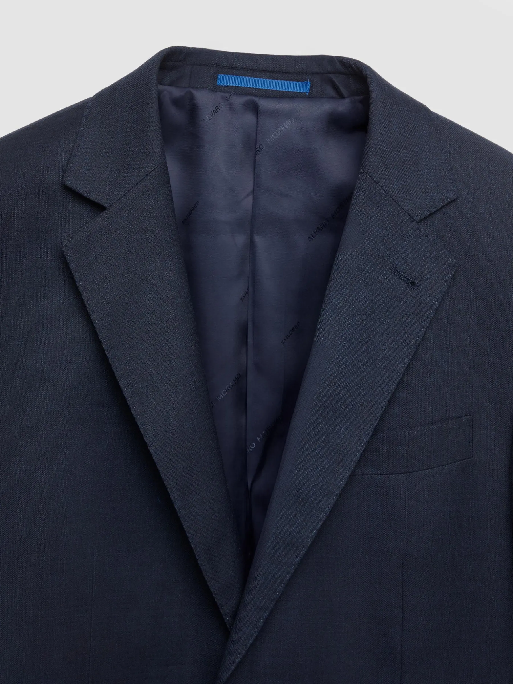 Trajes|Trajes<Alvaro Moreno AMERICANA FIL A FIL Azul Marino