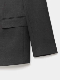 Trajes|Trajes<Alvaro Moreno AMERICANA FIL A FIL CRUZADO Gris