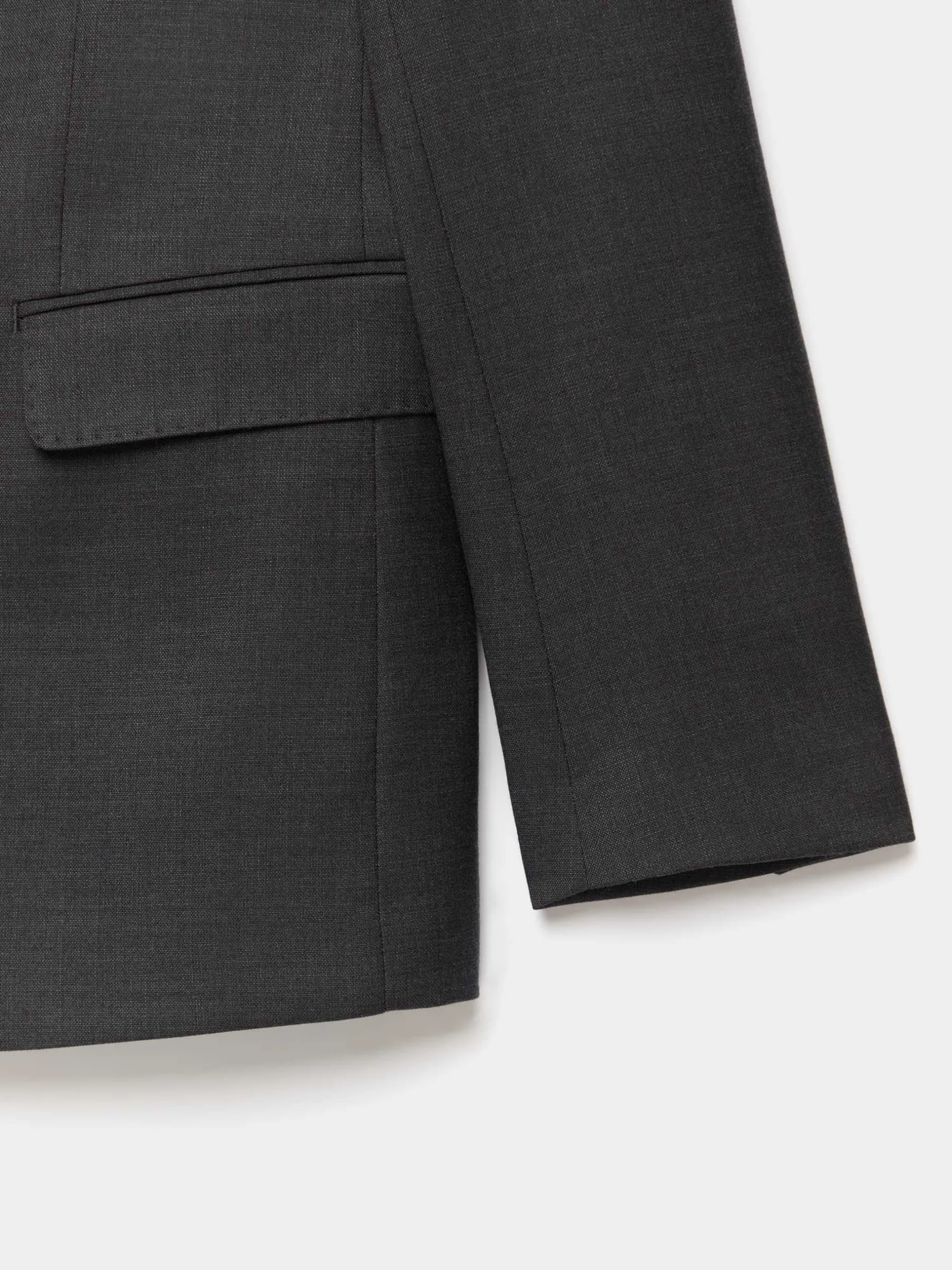 Trajes|Trajes<Alvaro Moreno AMERICANA FIL A FIL CRUZADO Gris