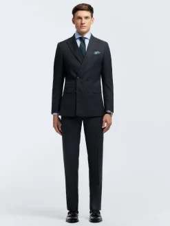 Trajes|Trajes<Alvaro Moreno AMERICANA FIL A FIL CRUZADO Gris