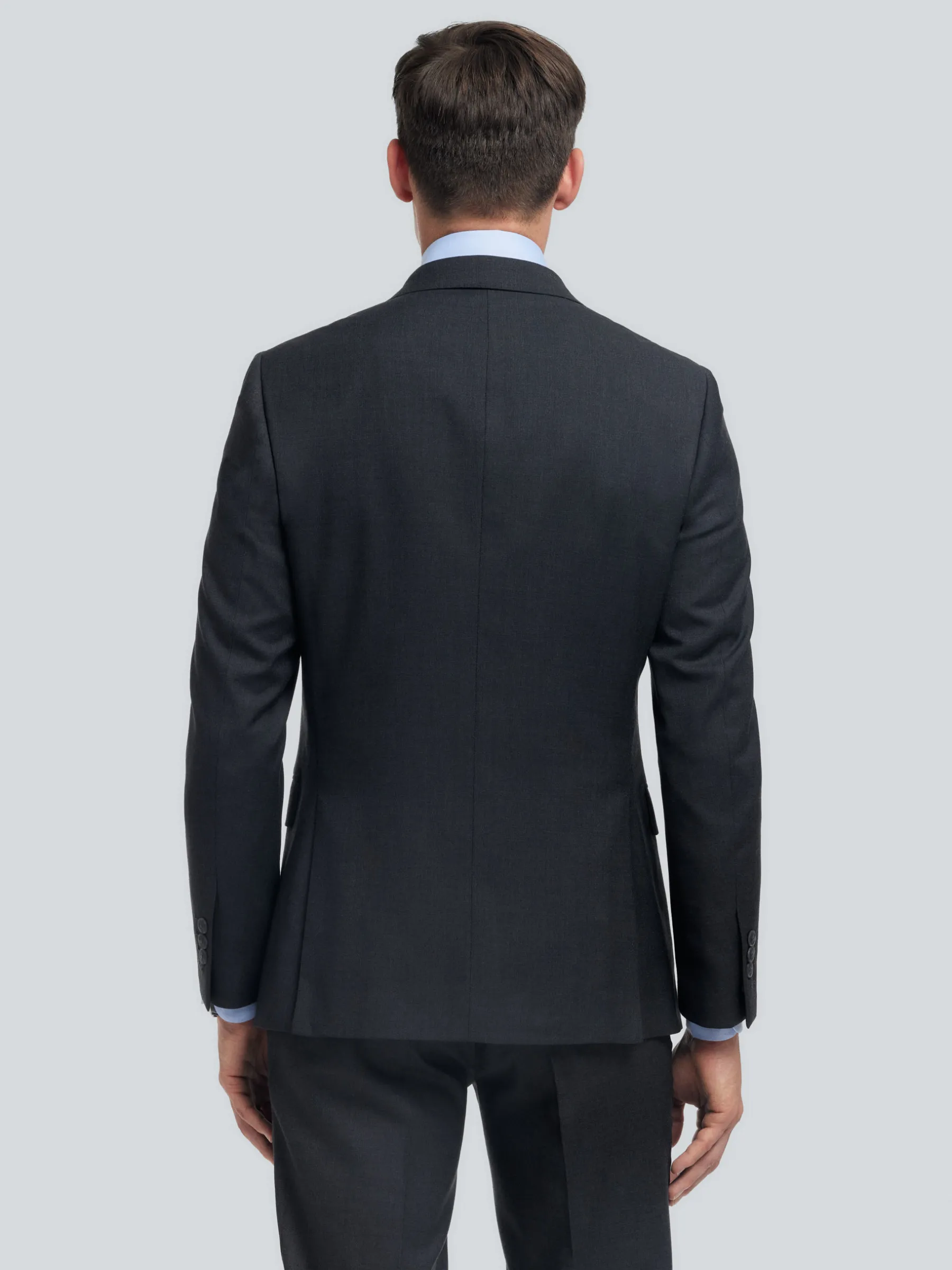 Trajes|Trajes<Alvaro Moreno AMERICANA FIL A FIL CRUZADO Gris