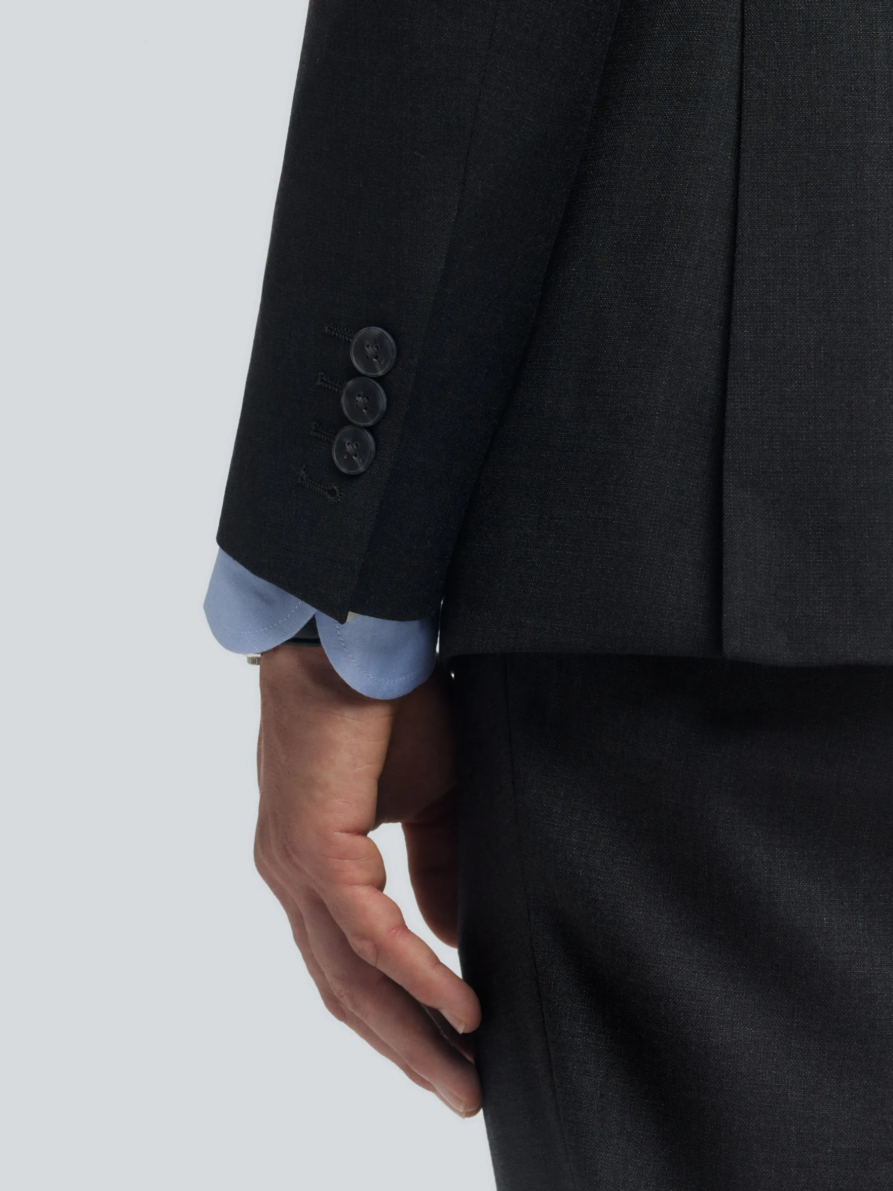 Trajes|Trajes<Alvaro Moreno AMERICANA FIL A FIL CRUZADO Gris