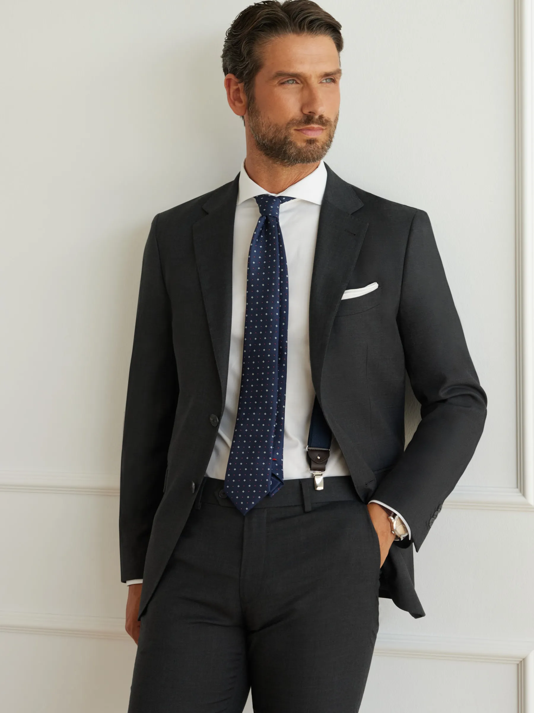 Trajes|Trajes<Alvaro Moreno AMERICANA FIL A FIL Gris