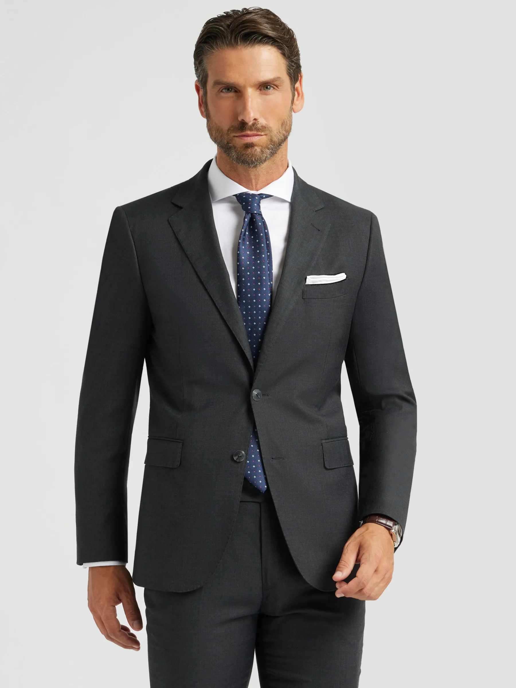 Trajes|Trajes<Alvaro Moreno AMERICANA FIL A FIL Gris