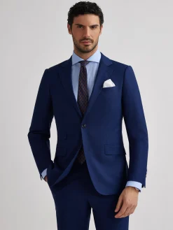 Trajes|Trajes<Alvaro Moreno AMERICANA GALES SLIM Azul