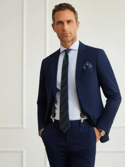 Trajes|Trajes<Alvaro Moreno AMERICANA MICRO BIRD Azul Marino