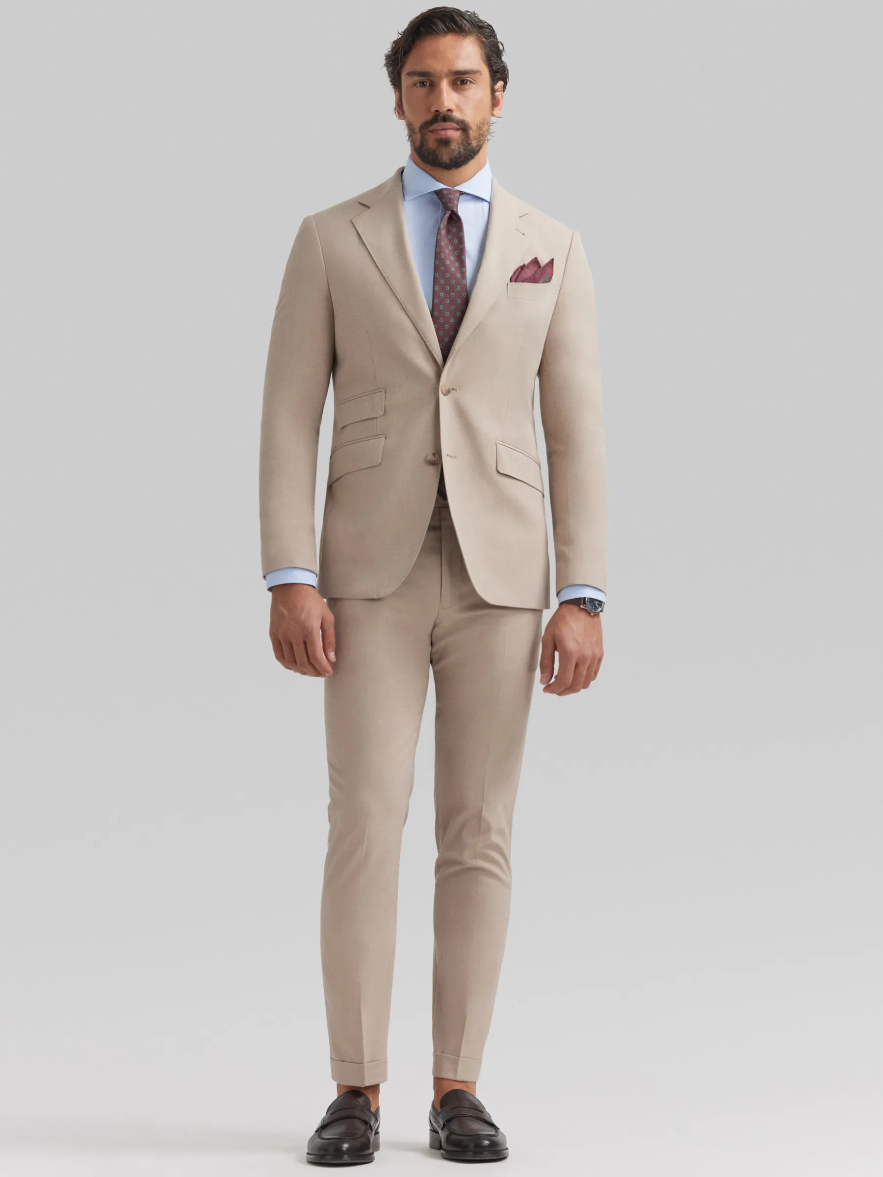 Trajes|Trajes<Alvaro Moreno AMERICANA NAPOLI Beige