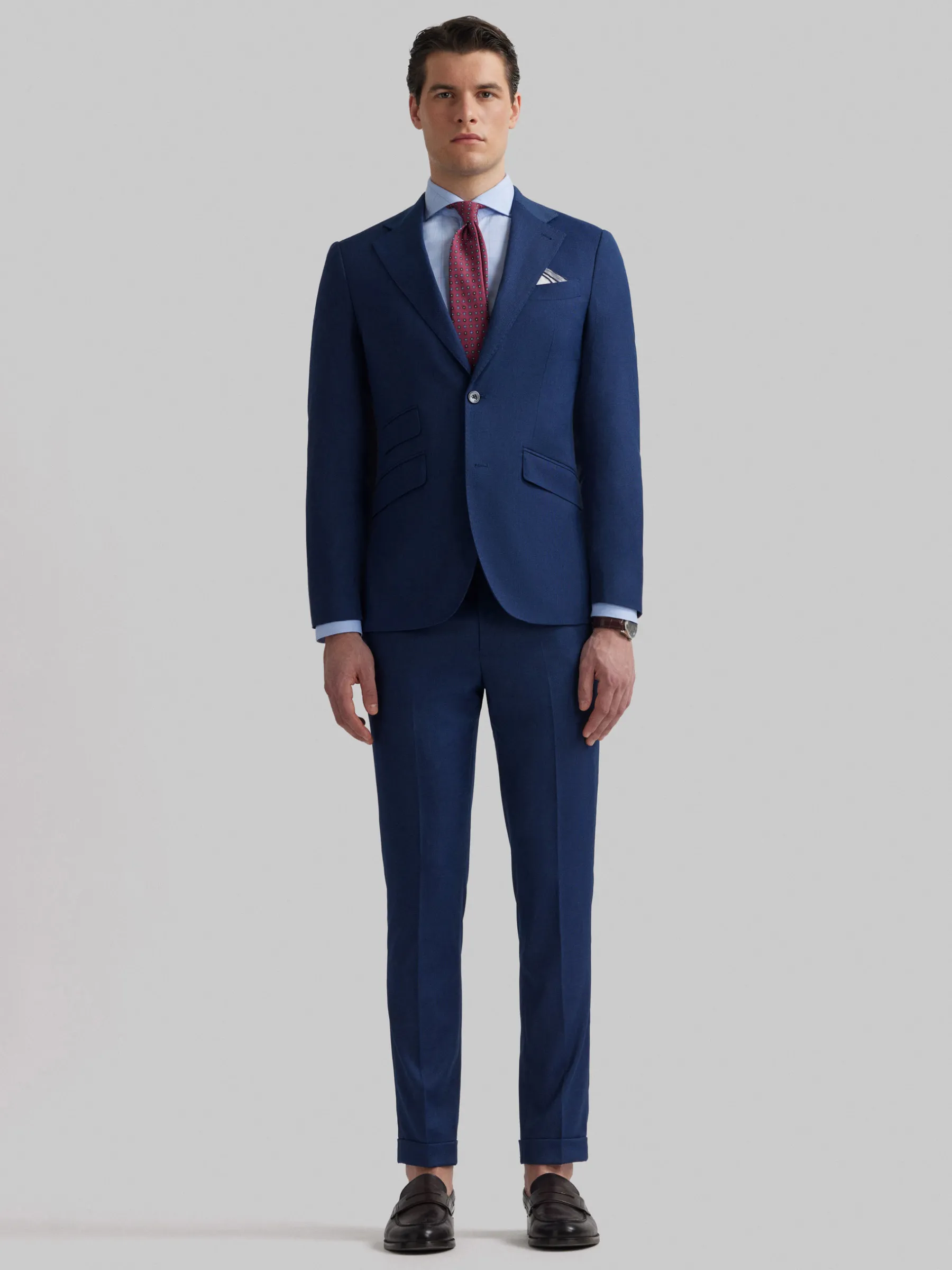 Trajes|Trajes<Alvaro Moreno AMERICANA NAPOLI MICROBIRD Azul