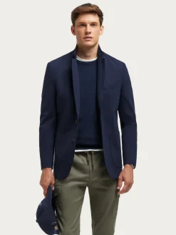 Americanas<Alvaro Moreno AMERICANA PUNTO Azul Marino