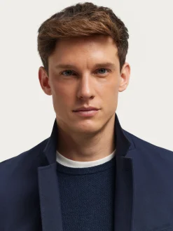 Americanas<Alvaro Moreno AMERICANA PUNTO Azul Marino