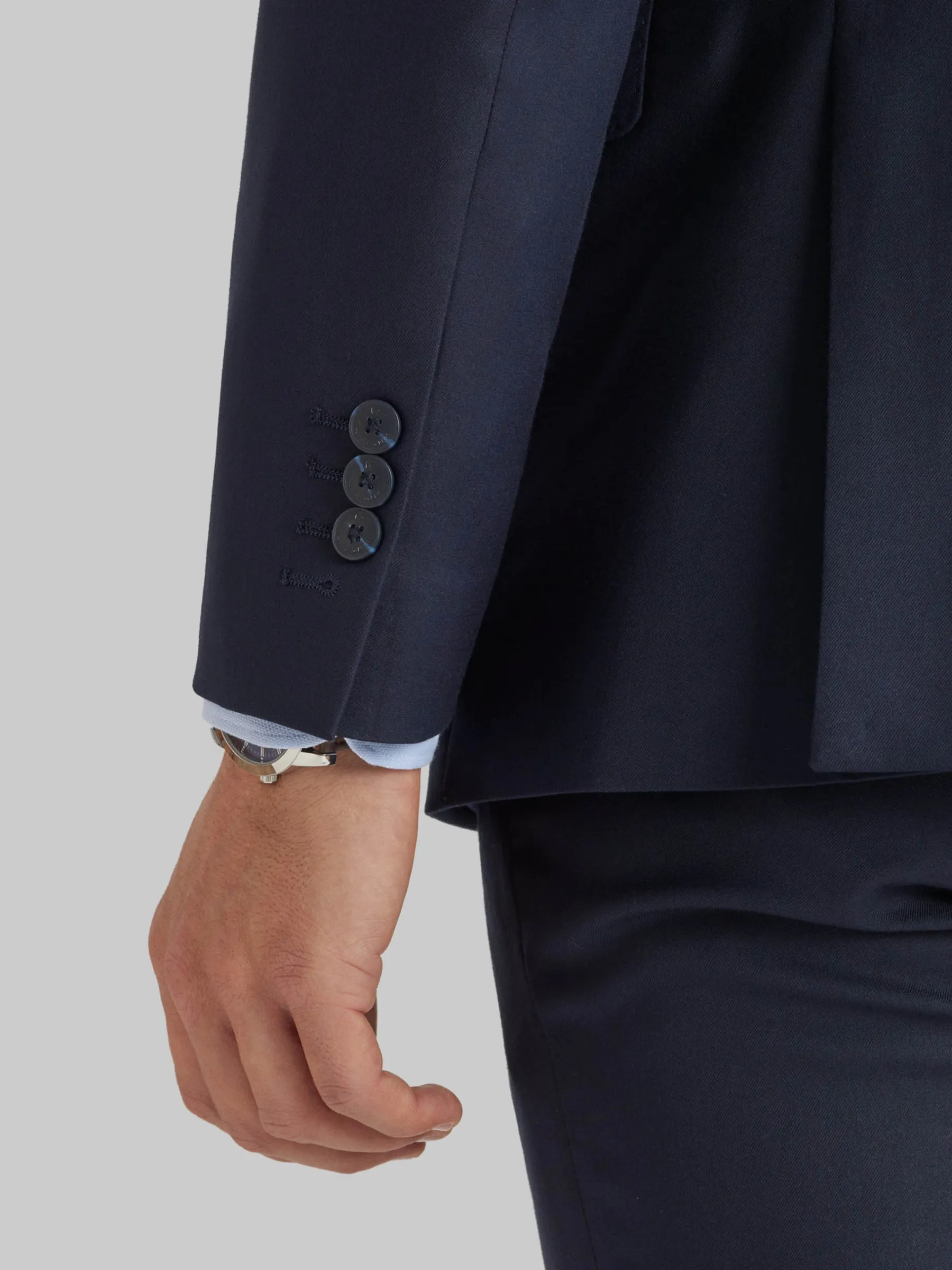 Trajes|Trajes<Alvaro Moreno AMERICANA TWILL Azul Marino