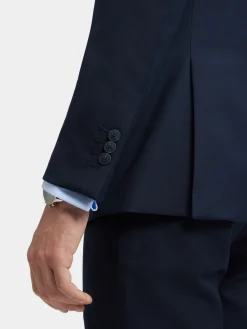 Trajes|Trajes<Alvaro Moreno AMERICANA TWILL CRUZADO Azul Marino