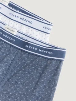 Ropa Interior<Alvaro Moreno BOXER INFINITY Azul Marino
