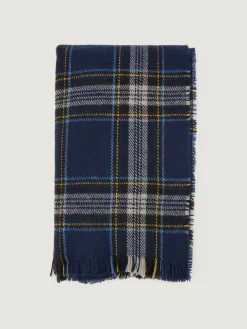 Bufandas<Alvaro Moreno BUFANDA CHECKS Azul Marino