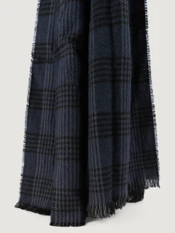 Bufandas<Alvaro Moreno BUFANDA CHECKS Azul Marino