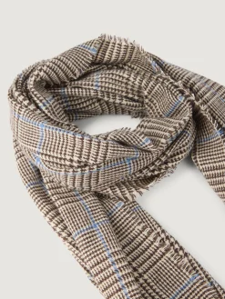 Bufandas<Alvaro Moreno BUFANDA CHECKS MARRÓN Marrón