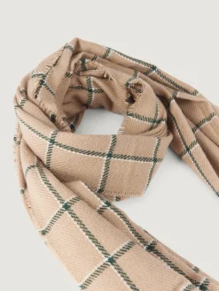 Bufandas<Alvaro Moreno BUFANDA CHECKS MARRÓN Marrón