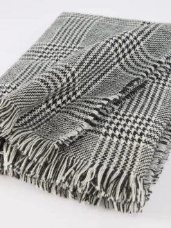 Bufandas<Alvaro Moreno BUFANDA CHECKS Negro