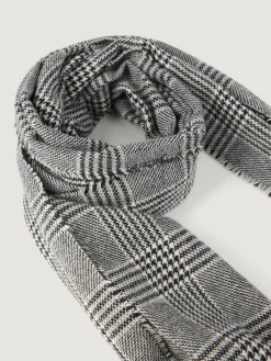 Bufandas<Alvaro Moreno BUFANDA CHECKS Negro