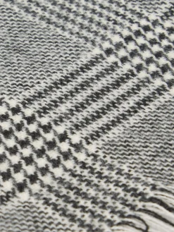 Bufandas<Alvaro Moreno BUFANDA CHECKS Negro