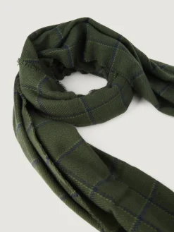 Bufandas<Alvaro Moreno BUFANDA CHECKS Verde