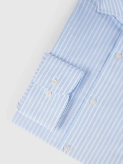 Camisas Vestir|Camisas Vestir<Alvaro Moreno CAMISA COMFORT RAYAS Celeste