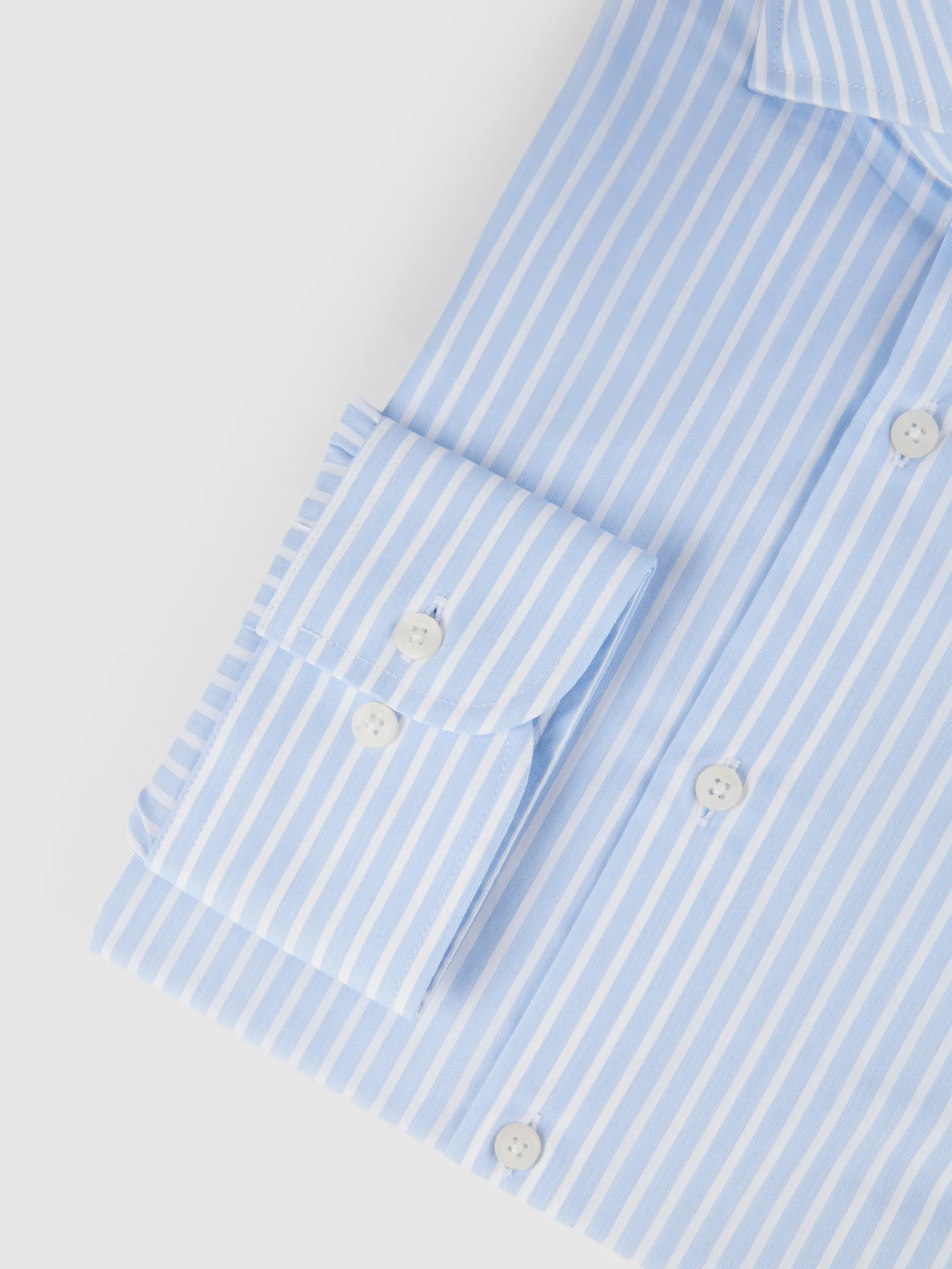 Camisas Vestir|Camisas Vestir<Alvaro Moreno CAMISA COMFORT RAYAS Celeste