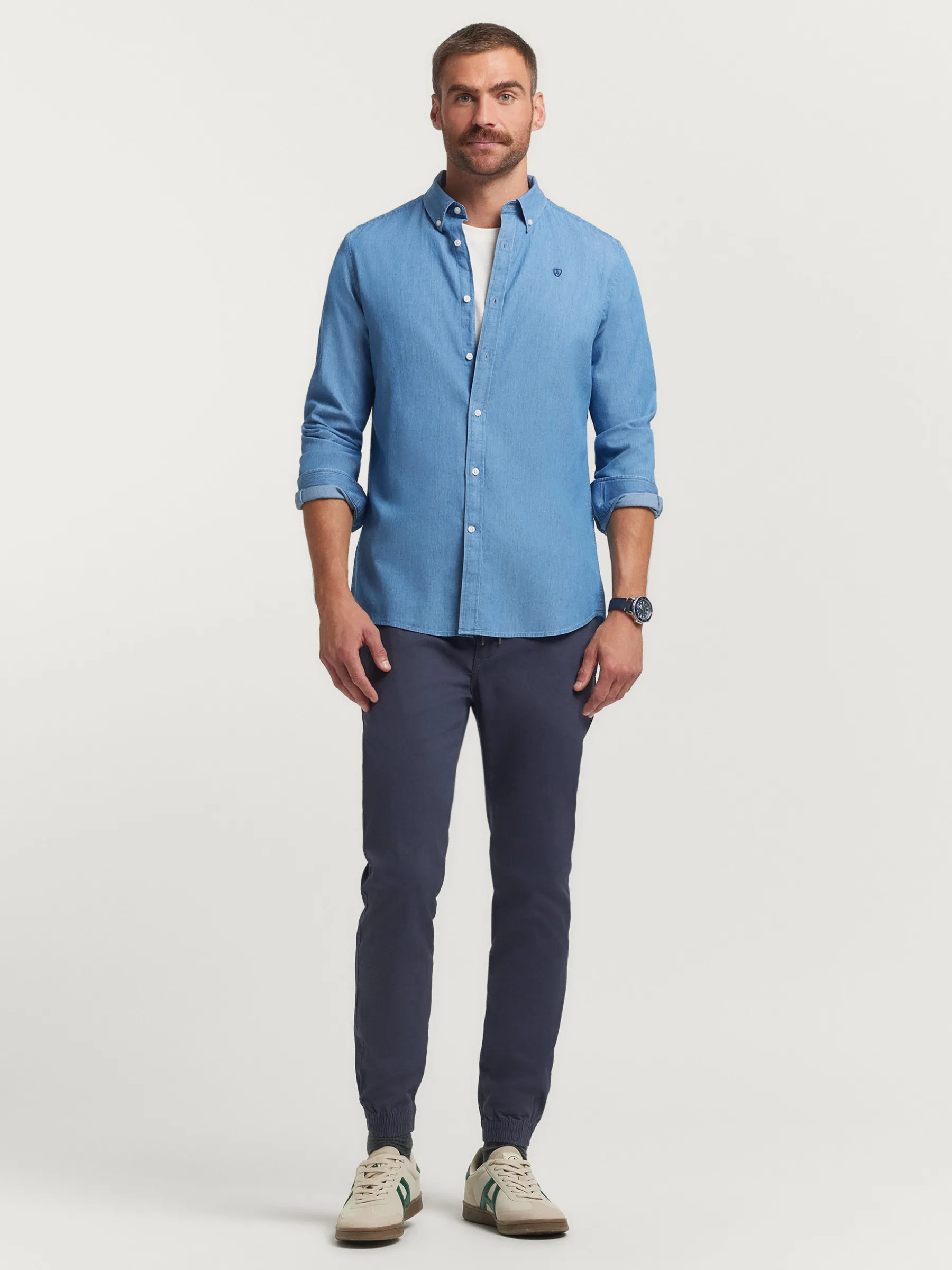 Casual<Alvaro Moreno CAMISA DENIM CANUTILLO Azul