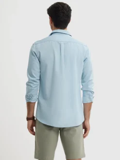 Casual<Alvaro Moreno CAMISA DENIM JACK Celeste