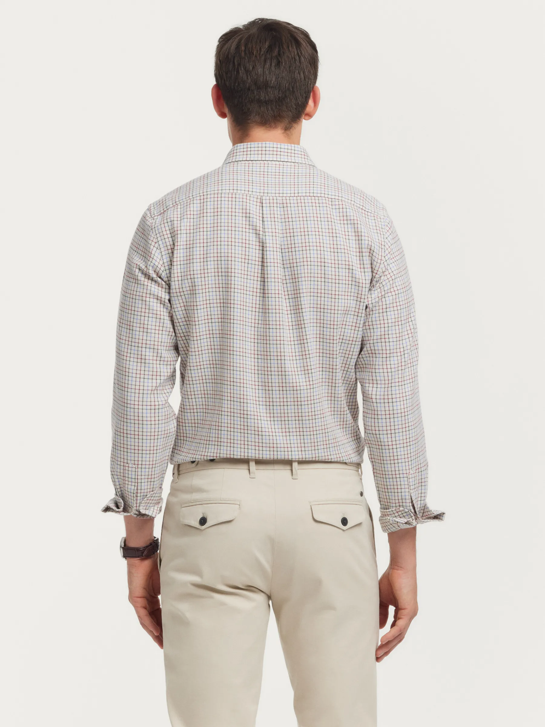 Franela<Alvaro Moreno CAMISA FLANNEL CHECKS Burdeos