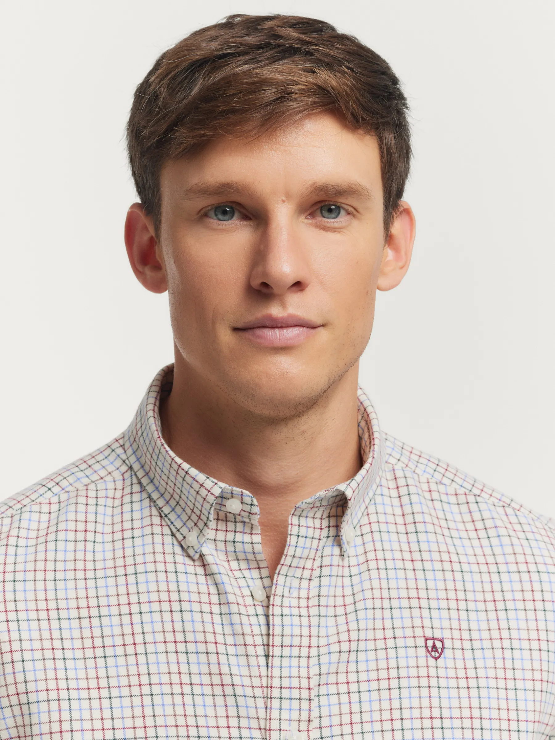 Franela<Alvaro Moreno CAMISA FLANNEL CHECKS Burdeos