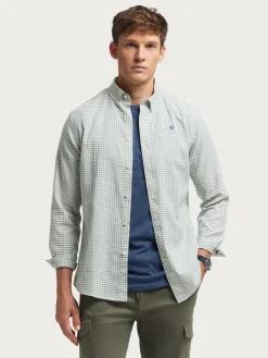 Franela<Alvaro Moreno CAMISA FLANNEL CHECKS Verde