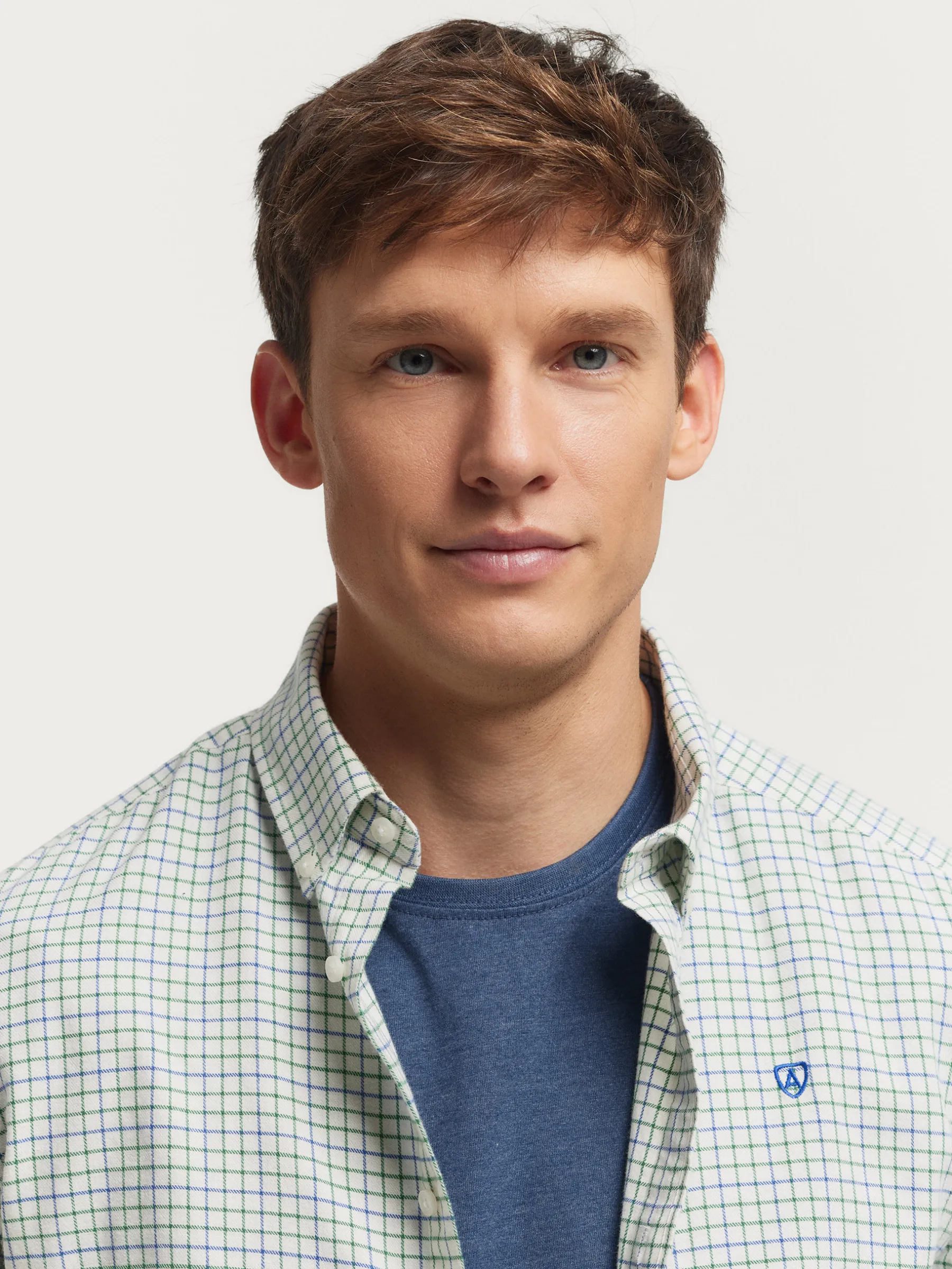 Franela<Alvaro Moreno CAMISA FLANNEL CHECKS Verde