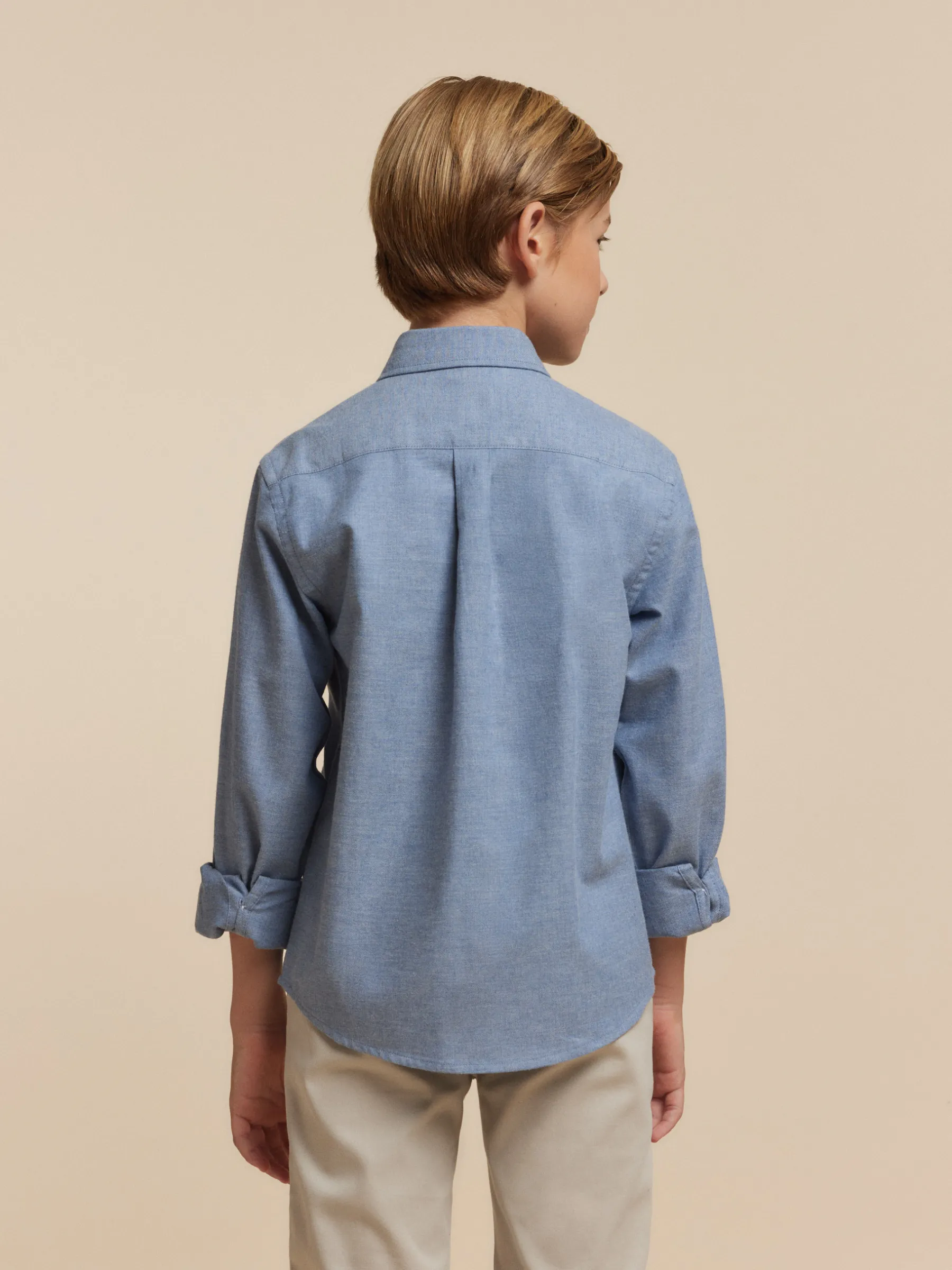Camisas<Alvaro Moreno CAMISA FLANNEL TWILL KIDS Azul