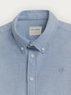 Camisas<Alvaro Moreno CAMISA FLANNEL TWILL KIDS Azul