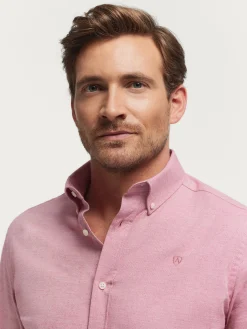 Franela<Alvaro Moreno CAMISA FLANNEL TWILL Rosa