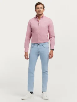 Franela<Alvaro Moreno CAMISA FLANNEL TWILL Rosa