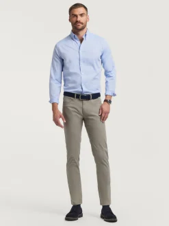 Casual<Alvaro Moreno CAMISA MICROESPIGA Celeste